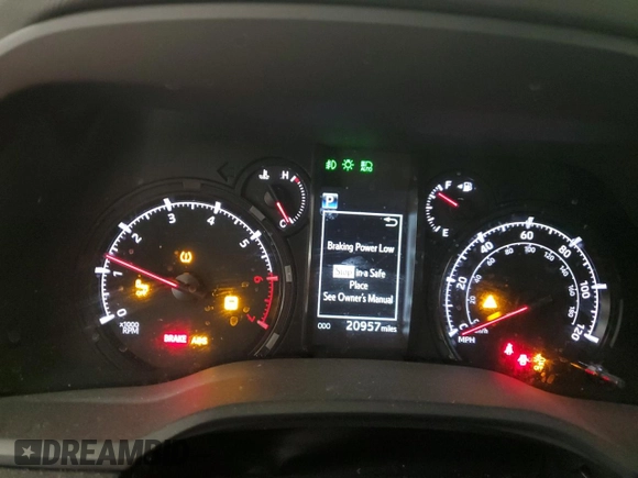 2022 Toyota 4Runner SR5 Premium with VIN JTENU5JRXN5979777, listed as a Copart auction lot 53605845 with 20,957 mi miles and Salvage title. Bid and sale history available at DreamBid. Image 9.