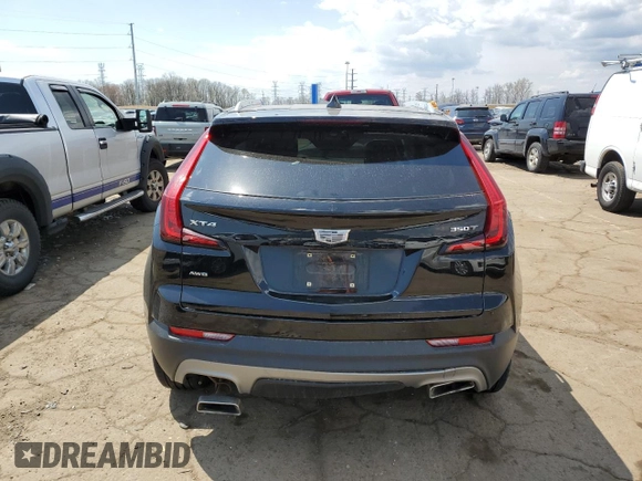 2021 Cadillac XT4 AWD Premium Luxury with VIN 1GYFZDR48MF081095, listed as a Copart auction lot 54206265 with 60,923 mi miles and Clean title. Bid and sale history available at DreamBid. Image 6.