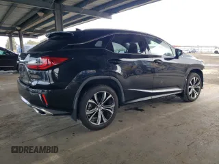 2018 Lexus RX with VIN JTJBZMCA0J2034081, listed as a Copart auction lot 50267525 with 72,215 mi miles and Salvage Title. Bid and sale history available at carsss.com. Image 3.