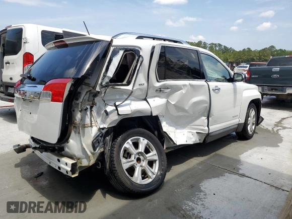 2016 GMC Terrain SLT z VIN 2GKALPEK9G6118262, wystawiony jako Copart lot #55845375 z przebiegiem 87 224 mil mil oraz Szkoda całkowita • Salvage title. Historia ofert i sprzedaży dostępna na DreamBid. Obrazek 3.
