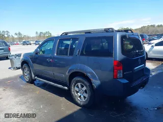2005 Nissan Pathfinder LE with VIN 5N1AR18W25C714108, listed as a IAAI auction lot 41767584 with 197,147 mi miles. Bid and sale history available at carsss.com. Image 3.