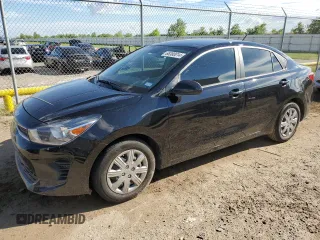 2022 Kia Rio S with VIN 3KPA24AD5NE463208, listed as a Copart auction lot 68380014 with 37,572 mi miles and Salvage Title. Bid and sale history available at DreamBid. Image 1.