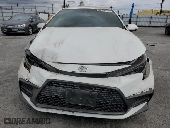 2020 Toyota Corolla SE with VIN 5YFS4RCE7LP027778, listed as a Copart auction lot 54358585 with 63,164 mi miles and Salvage Title. Bid and sale history available at carsss.com. Image 5.