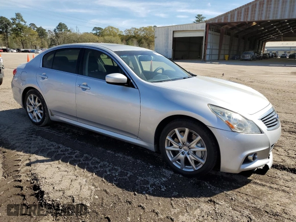 2012 Infiniti G37 Sedan Journey with VIN JN1CV6APXCM934681, listed as a Copart auction lot 49583055 with 87,475 mi miles and Salvage Title. Bid and sale history available at carsss.com. Image 4.