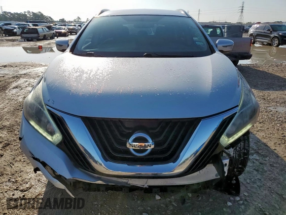 2018 Nissan Murano SL z VIN 5N1AZ2MG7JN139782, wystawiony jako Copart lot #59037605 z przebiegiem 118 375 mil mil oraz Szkoda całkowita • Salvage title. Historia ofert i sprzedaży dostępna na DreamBid. Obrazek 5.