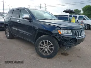 2014 Jeep Grand Cherokee Limited with VIN 1C4RJFBG8EC151465, listed as a IAAI auction lot 42561814 with 159,789 mi miles and . Bid and sale history available at DreamBid. Image 1.