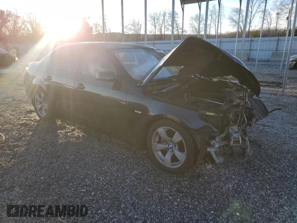 2005 BMW 5 Series 530i with VIN WBANA73535CR57700, listed as a Copart auction lot 87528245 with 255,305 mi miles and Salvage Title. Bid and sale history available at DreamBid. Image 4.