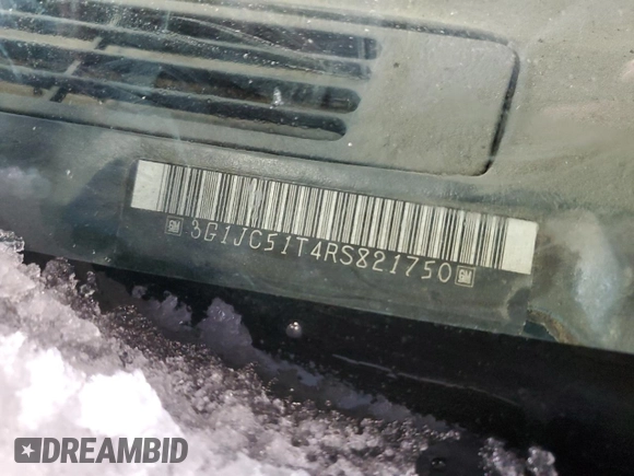 1994 Chevrolet Cavalier with VIN 3G1JC51T4RS821750, listed as a Copart auction lot 89214085 with 209,784 mi miles and Clean Title. Bid and sale history available at DreamBid. Image 12.