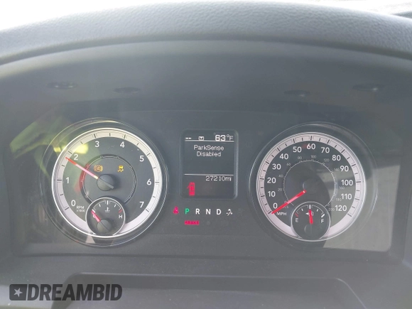 2023 Ram 1500 Classic SLT with VIN 1C6RR7GG9PS521264, listed as a IAAI auction lot 41690541 with 27,210 mi miles. Bid and sale history available at carsss.com. Image 7.