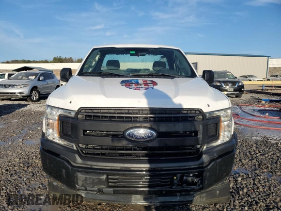 2018 Ford F-150 XL with VIN 1FTMF1CB7JKF43113, listed as a Copart auction lot 41757185 with 72,332 mi miles and Salvage Title. Bid and sale history available at carsss.com. Image 5.