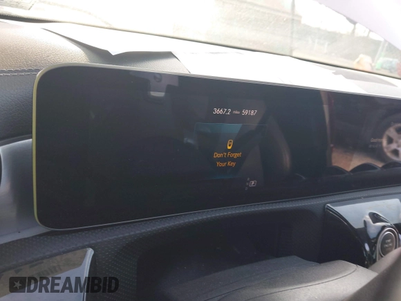 2019 Mercedes-Benz A 220 with VIN WDD3G4FB3KW025439, listed as a IAAI auction lot 41911671 with 59,187 mi miles and . Bid and sale history available at DreamBid. Image 15.
