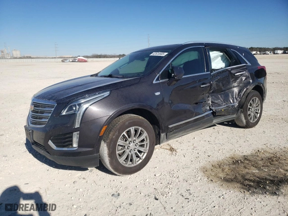 2017 Cadillac XT5 Luxury AWD with VIN 1GYKNDRS9HZ273073, listed as a Copart auction lot 42535585 with 121,352 mi miles and Salvage Title. Bid and sale history available at carsss.com. Image 1.