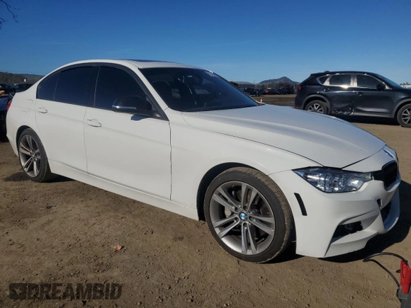 2012 BMW 3 Series 335i with VIN WBA3A9C59CF270736, listed as a Copart auction lot 87223824 with 124,700 mi miles and Salvage title. Bid and sale history available at DreamBid. Image 4.