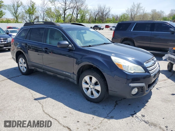 2013 Subaru Outback Premium with VIN 4S4BRBCCXD3301889, listed as a Copart auction lot 53686005 with 196,962 mi miles and Salvage Title. Bid and sale history available at DreamBid. Image 4.