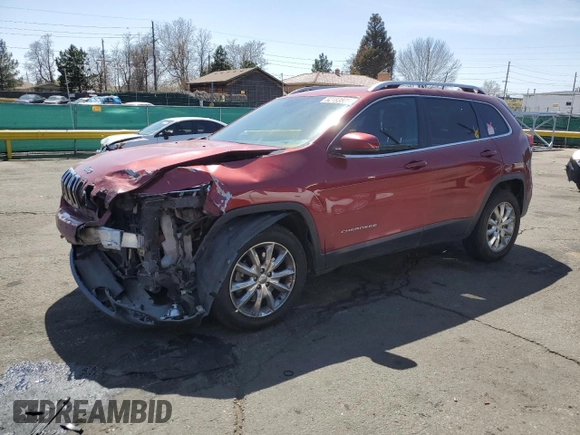 2016 Jeep Cherokee Limited z VIN 1C4PJMDB4GW161926, wystawiony jako Copart lot #52183805 z przebiegiem 331 839 mil mil oraz Szkoda całkowita • Salvage title. Historia ofert i sprzedaży dostępna na DreamBid. Obrazek 1.