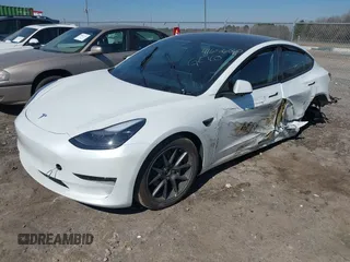 2023 Tesla Model 3 Long Range with VIN 5YJ3E1EB1PF393565, listed as a IAAI auction lot 41656060 with 16,236 mi miles and . Bid and sale history available at DreamBid. Image 21.