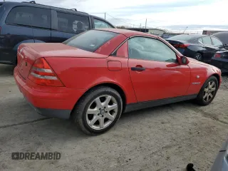 1999 Mercedes-Benz SLK-Class with VIN WDBKK47F8XF134409, listed as a Copart auction lot 79716654 with 92,077 mi miles and Clean Title. Bid and sale history available at carsss.com. Image 3.