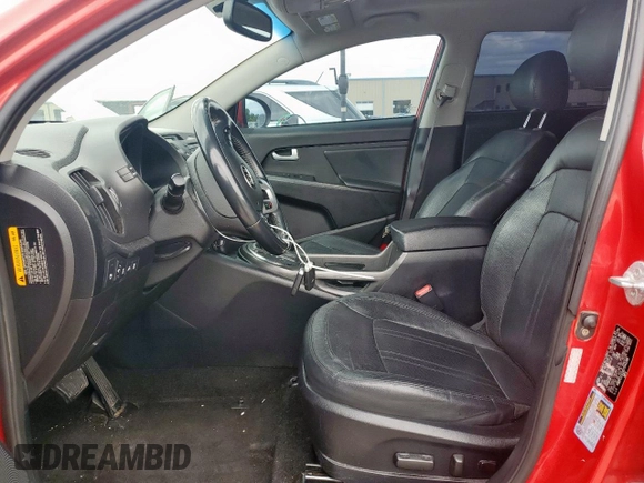 2013 Kia Sportage EX with VIN KNDPCCA2XD7542288, listed as a Copart auction lot 58819995 with 125,315 mi miles and Salvage title. Bid and sale history available at DreamBid. Image 7.