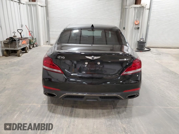 2019 Genesis G70 Advanced with VIN KMTG34LE4KU037330, listed as a Copart auction lot 79663204 with 68,481 mi miles and Salvage Title. Bid and sale history available at DreamBid. Image 6.