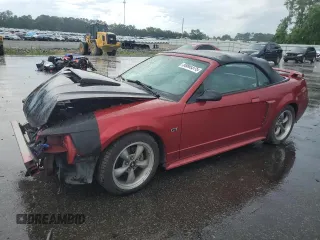2003 Ford Mustang GT Deluxe with VIN 1FAFP45X13F388110, listed as a Copart auction lot 59865375 with 134,202 mi miles and Salvage title. Bid and sale history available at DreamBid. Image 1.