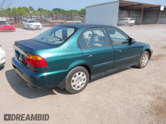 2000 Honda Civic VP z VIN 2HGEJ6613YH526718, wystawiony jako IAAI lot #42402399 z przebiegiem 14 051 mil mil oraz . Historia ofert i sprzedaży dostępna na DreamBid. Obrazek 4.