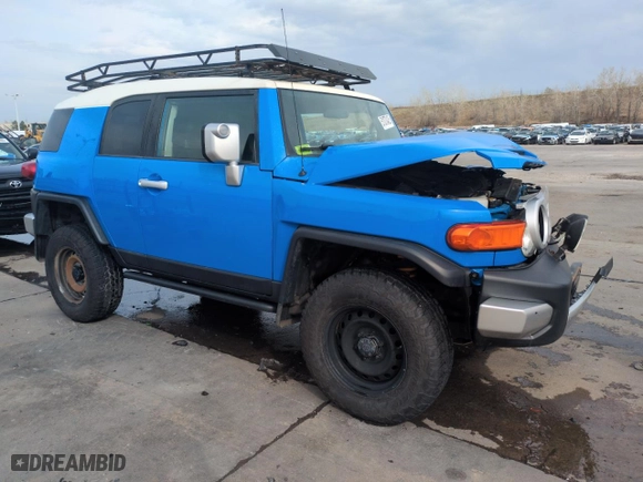 2007 Toyota FJ Cruiser with VIN JTEBU11F770045271, listed as a Copart auction lot 51070425 with 280,751 mi miles and Salvage Title. Bid and sale history available at carsss.com. Image 4.