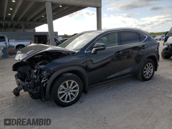 2021 Lexus NX with VIN JTJDARDZ5M5020617, listed as a Copart auction lot 51363724 with 34,352 mi miles and Salvage Title. Bid and sale history available at carsss.com. Image 1.