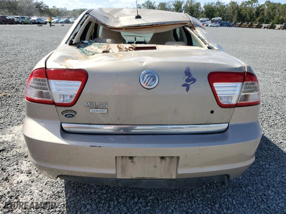 2007 Mercury Milan Premier with VIN 3MEHM08Z37R662805, listed as a Copart auction lot 79958614 with 148,030 mi miles and Non Repairable. Bid and sale history available at carsss.com. Image 6.