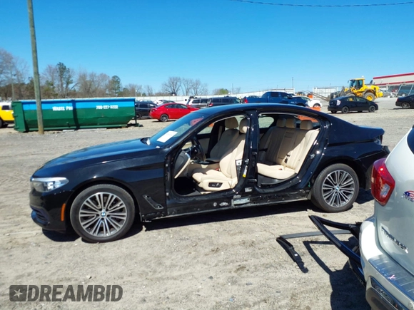 2018 BMW 5 Series 530i with VIN WBAJA5C53JWA39248, listed as a IAAI auction lot 41816164 with 80,747 mi miles and . Bid and sale history available at DreamBid. Image 15.