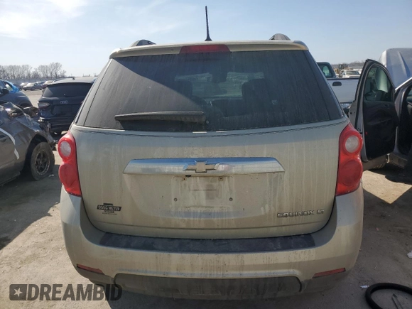 2013 Chevrolet Equinox LT with VIN 2GNALDEKXD6155236, listed as a Copart auction lot 48911735 with 120,446 mi miles and Salvage Title. Bid and sale history available at carsss.com. Image 6.