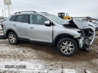 2012 Mazda CX-9 Sport with VIN JM3TB3BA0C0368219, listed as a Copart auction lot 85270324 with 116,361 mi miles and Salvage Title. Bid and sale history available at carsss.com. Image 4.