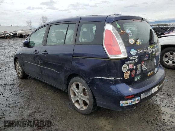 2009 Mazda 5 Sport with VIN JM1CR29L190328567, listed as a Copart auction lot 43810884 with 164,750 mi miles and Clean Title. Bid and sale history available at DreamBid. Image 2.