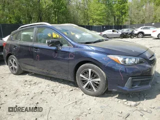 2020 Subaru Impreza Premium with VIN 4S3GTAD67L3719761, listed as a Copart auction lot 54296665 with 54,328 mi miles and Salvage title. Bid and sale history available at DreamBid. Image 4.
