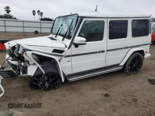 2016 Mercedes-Benz G-Class G 550 with VIN WDCYC3KF0GX245003, listed as a Copart auction lot 43076265 with 105,841 mi miles and Salvage Title. Bid and sale history available at carsss.com. Image 1.
