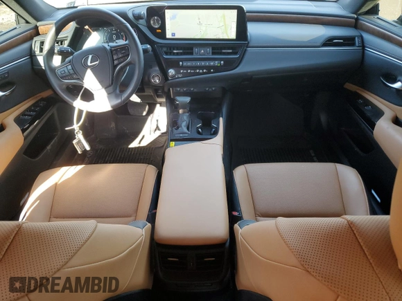 2024 Lexus ES with VIN 58ADZ1B18RU164884, listed as a Copart auction lot 86518034 with 15,359 mi miles and Salvage Title. Bid and sale history available at carsss.com. Image 8.