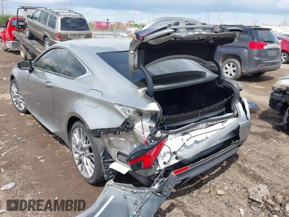 2019 Lexus RC with VIN JTHS85BC3K5005168, listed as a IAAI auction lot 42052239 with 58,976 mi miles. Bid and sale history available at carsss.com. Image 3.