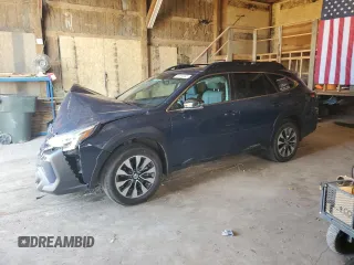 2023 Subaru Outback Limited with VIN 4S4BTANC0P3125609, listed as a Copart auction lot 57824185 with 49,452 mi miles and Salvage title. Bid and sale history available at DreamBid. Image 1.