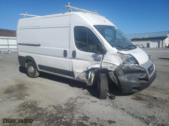 2019 Ram ProMaster Cargo Van with VIN 3C6TRVBG2KE561103, listed as a Copart auction lot 79913624 with 62,813 mi miles and Salvage Title. Bid and sale history available at carsss.com. Image 4.