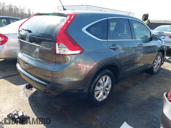2013 Honda CR-V EX with VIN 2HKRM4H55DH658117, listed as a IAAI auction lot 41933093 with 68,726 mi miles. Bid and sale history available at carsss.com. Image 4.