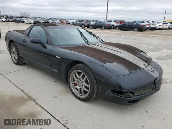 2004 Chevrolet Corvette Z06 with VIN 1G1YY12S745100775, listed as a Copart auction lot 45047205 with 102,248 mi miles and Salvage Title. Bid and sale history available at carsss.com. Image 4.