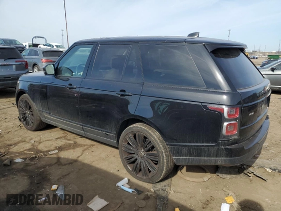 2019 Land Rover Range Rover HSE z VIN SALGS2SV2KA529386, wystawiony jako Copart lot #47824445 z przebiegiem 83 456 mil mil oraz Czysty tytuł • Clean title. Historia ofert i sprzedaży dostępna na DreamBid. Obrazek 2.