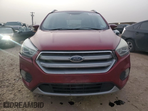 2017 Ford Escape Titanium with VIN 1FMCU0J99HUB42779, listed as a Copart auction lot 47860945 with 98,114 mi miles and Salvage Title. Bid and sale history available at carsss.com. Image 5.