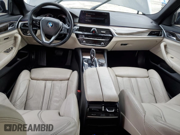 2017 BMW 5 Series 540i with VIN WBAJE5C31HG915805, listed as a Copart auction lot 85272294 with 128,653 mi miles and Salvage Title. Bid and sale history available at carsss.com. Image 8.