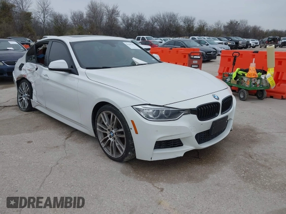 2013 BMW 3 Series 335i with VIN WBA3A9C50DF477209, listed as a IAAI auction lot 41595369 with 99,241 mi miles. Bid and sale history available at carsss.com. Image 1.