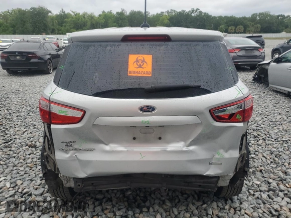 2020 Ford EcoSport S with VIN MAJ3S2FE1LC326002, listed as a Copart auction lot 51895065 with 74,858 mi miles and Non Repairable. Bid and sale history available at DreamBid. Image 6.