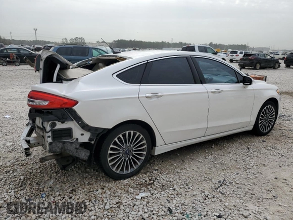 2017 Ford Fusion SE with VIN 3FA6P0H98HR175347, listed as a Copart auction lot 47828205 with 124,340 mi miles and Salvage Title. Bid and sale history available at DreamBid. Image 3.