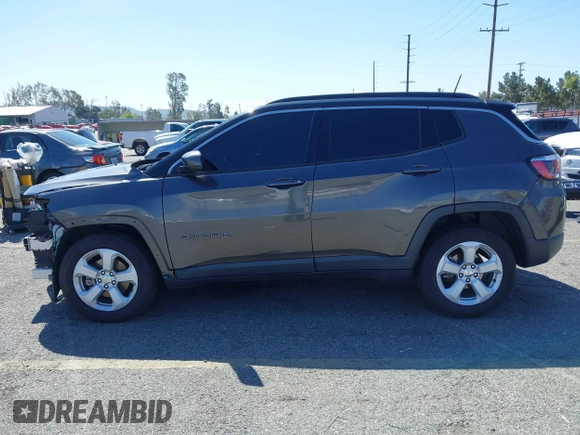 2020 Jeep Compass Altitude with VIN 3C4NJCBB0LT134047, listed as a IAAI auction lot 41806348 with 70,533 mi miles and . Bid and sale history available at carsss.com. Image 15.