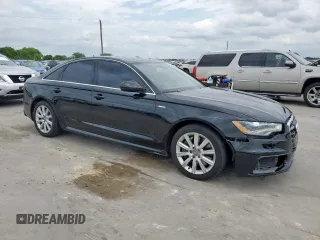 2012 Audi A6 Prestige with VIN WAUHGAFC2CN152517, listed as a Copart auction lot 55158125 with 191,619 mi miles and Salvage title. Bid and sale history available at DreamBid. Image 4.