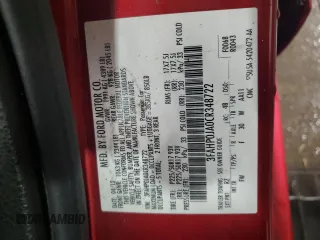 2012 Ford Fusion SEL with VIN 3FAHP0JA0CR348722, listed as a Copart auction lot 53050455 with 0 mi miles and Non Repairable. Bid and sale history available at carsss.com. Image 13.