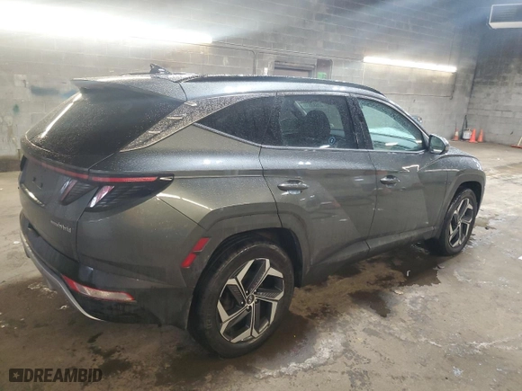 2023 Hyundai Tucson Hybrid Limited with VIN KM8JECA13PU091763, listed as a Copart auction lot 42563525 with 16,597 mi miles and Salvage Title. Bid and sale history available at carsss.com. Image 3.